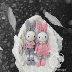Thỏ Bông Handmade bằng len an toàn cho bé shop bán len sợi thỏ handmade cửa hàng bán len sợi ở tại tphcm